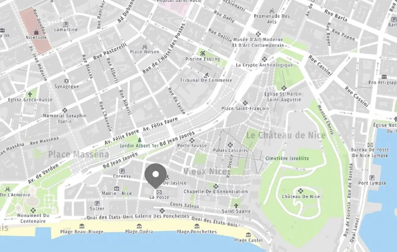 Aparthotel Riviera Nice Cote D'Azur - Old Town - Studio Ac - Sea View - 50M Promenade Des Anglais- La Maison Linda 0*,